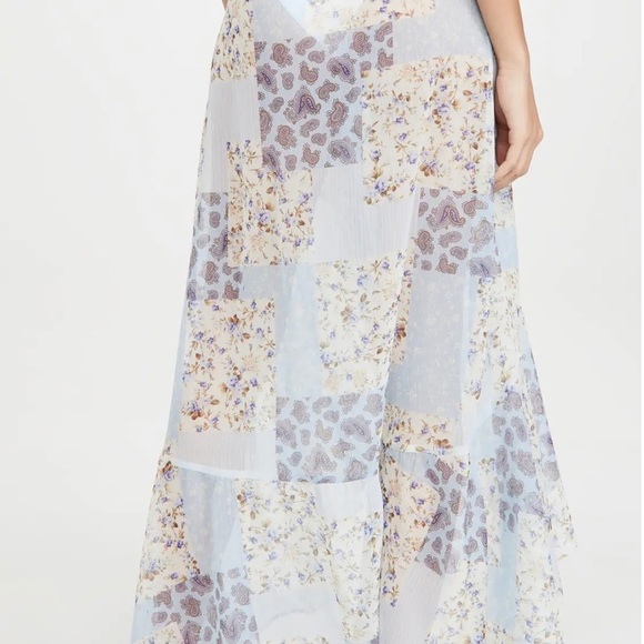 PLAYA LUCILE • Blue Patchwork Sarong • sz Small • - Picture 3 of 16